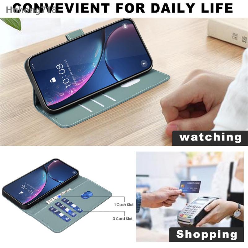 Кожаный кошелек-книжка для Realme 11 11X 12 Pro Plus 14X C53 C55 C71 C75 4G 5G Слот для карт Держатель Задняя крышка