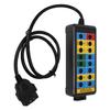 16-pins OBDII Protokolldetektor Rask Deteksjon Enkel Tilgang Overvåkingssignaler OBD2 Breakout-boks