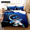 3D Print Anime Astro Bot Bedding Set Single Twin Full Queen King Size Bed Set Adult Kid Bedroom Duvet Cover Sets Home Textiles