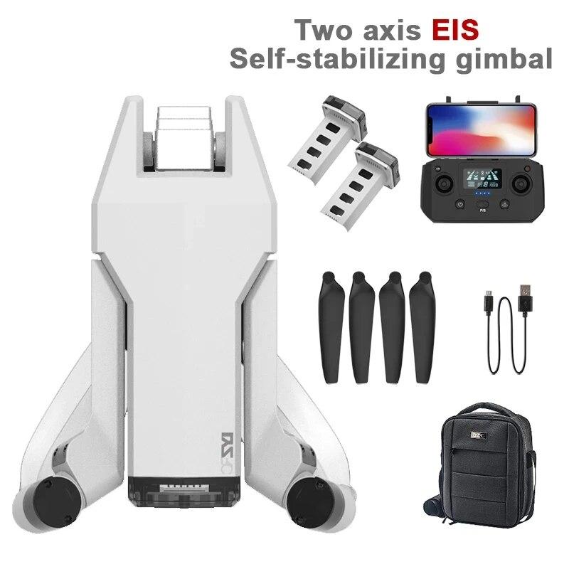 Droni a doppio rotore F3 V-type con telecamera da 2,7K per adulti, drone GPS, giunto cardanico EIS a 2 assi, 30 minuti di volo, Follow Me