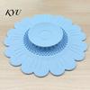Universal Basin Stopper Sunflower Silicone Floor Drain Mat, Bionic Petal Design Anti-Clog Sink Filter Mesh Hair Filter, Odor-Proof Drainage Protector