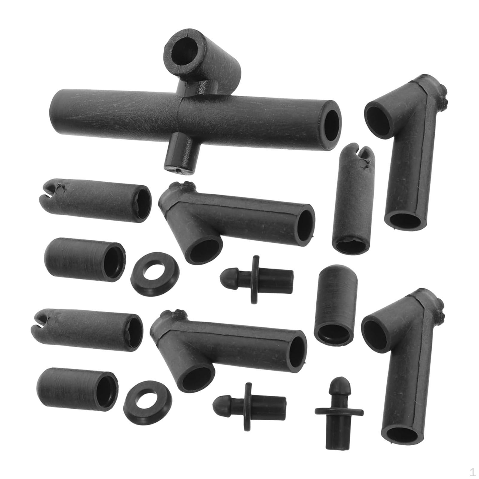 

1 Set Kite Frame Connector, Angled and Straight Tee Connector Set, Joints Supplies 17pcs