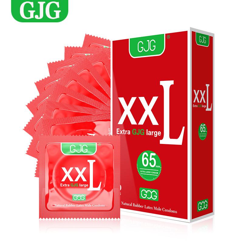 GJG Ultra-Thin Extra Large Long-Lasting Condoms, 3-Pack, Authentic & Safe