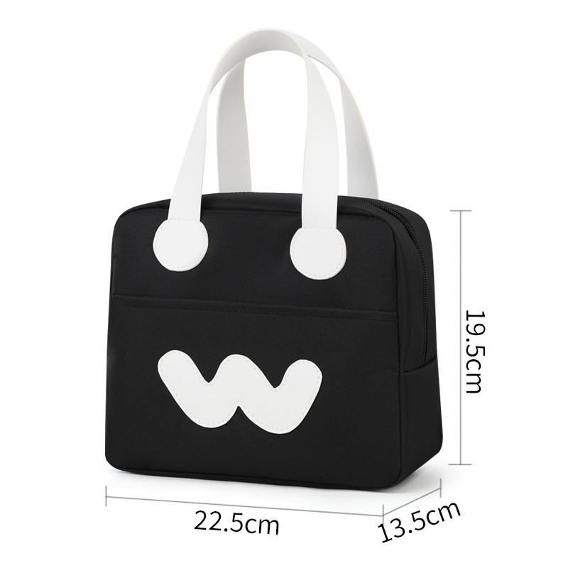 Ice Bag Portable Lunch Cooler With Thick Aluminum Foil Insulation For Office Use