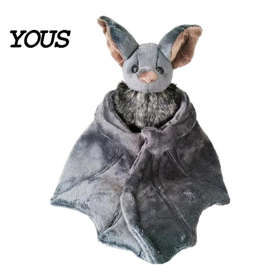 Soft Texture Stuffed Bat Halloween Plush Toy, 24cm Big Animal Pillow Decorative for Parties Kids, Room Decor, Party Favors Kids