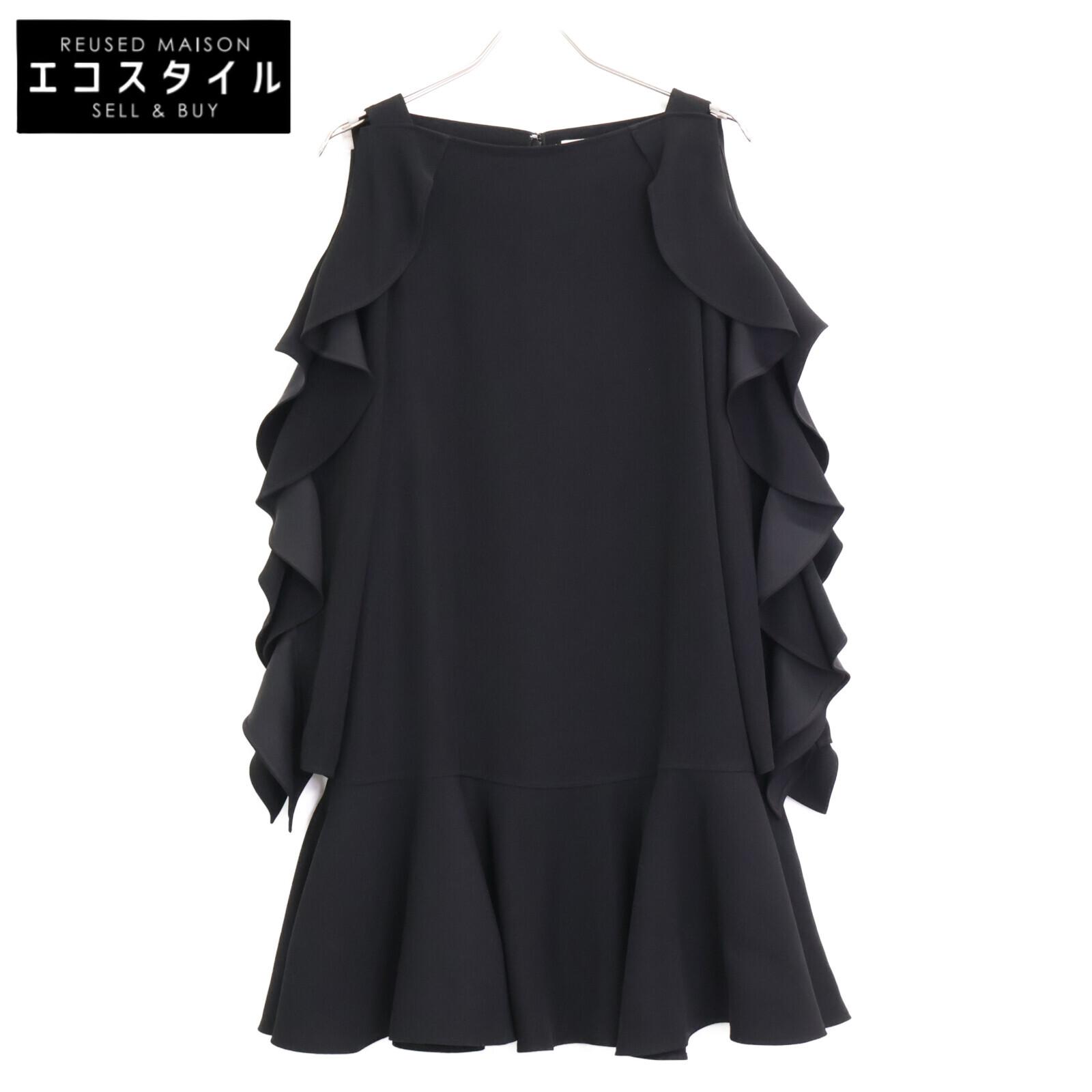 

ADEAM 41801 Black Ruffle Sleeve Dress dress 0 blackUsed