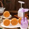 Hand Press Mooncake Maker Plastic Pastry Mold Festival Cookie Stamp  Mid Autumn Festival