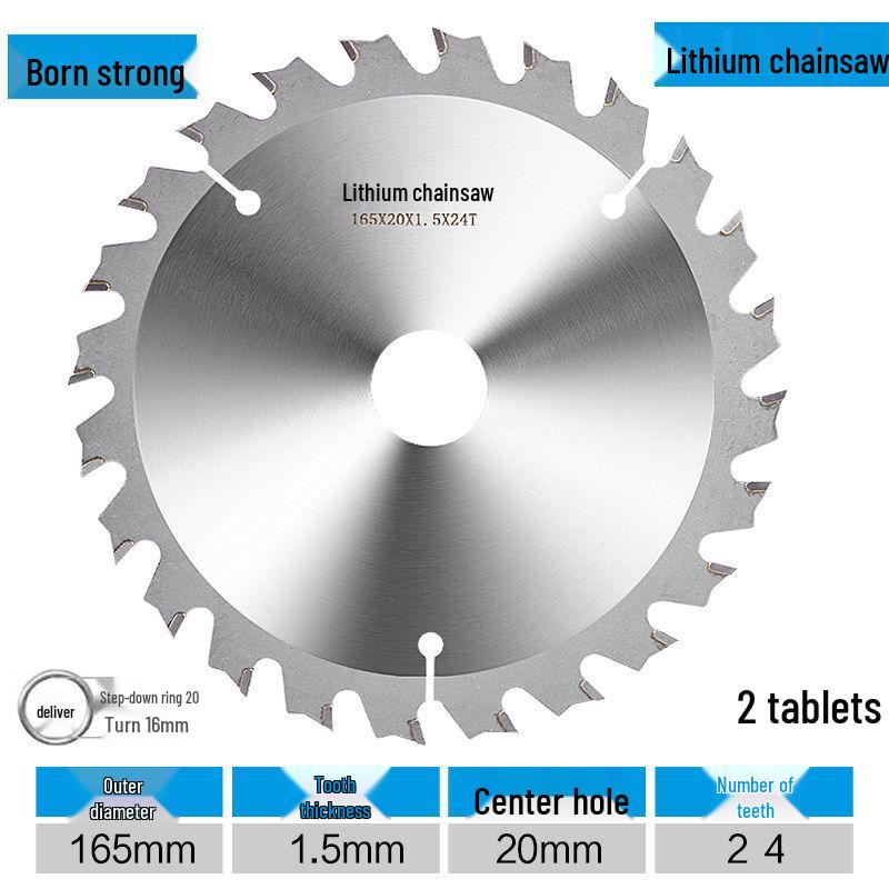 Lithium Electric Woodworking Saw Blades - 4", 5", 5.5", 6.5" Alloy Blades for Wood Cutting.