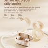 New Bluetooth Noise-Cancelling In-Ear Sleep Earbuds: Mini, Comfortable, No Ear Pressure for Side Sleeping