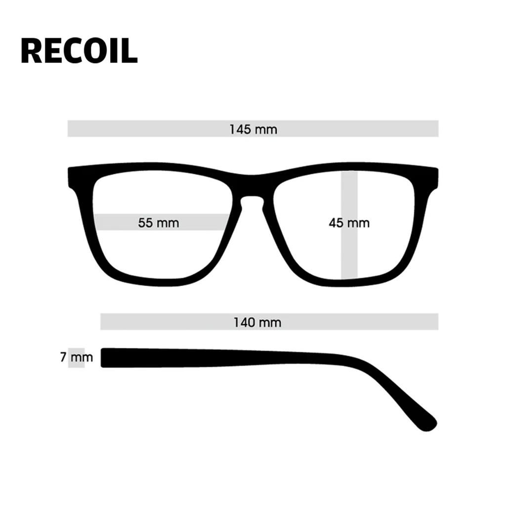 DANG SHADE Recoil Black Matte X Light Yellow Night High Contr