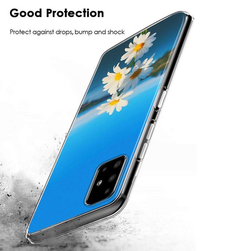 Summer Daisy Sunflower For Samsung Galaxy A01 A11 A12 A22 A21S A31 A41 A42 A51 A71 A32 A52 A72 A02S Soft Phone Case