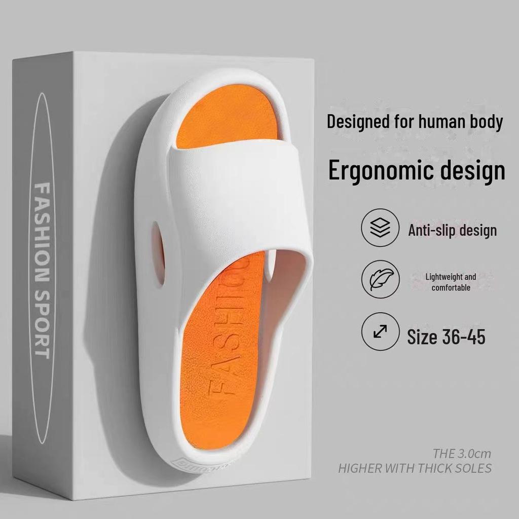 Men's and Women's Versatile Thick-Soled Non-Slip Slippers for Outdoor and Indoor Use