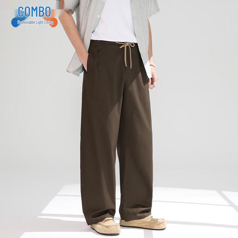 Men s Lyocell Linen Blend Casual Pants 3XL