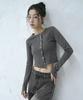 AVANDRESS Button Unbalance Long Sleeve - 2Col