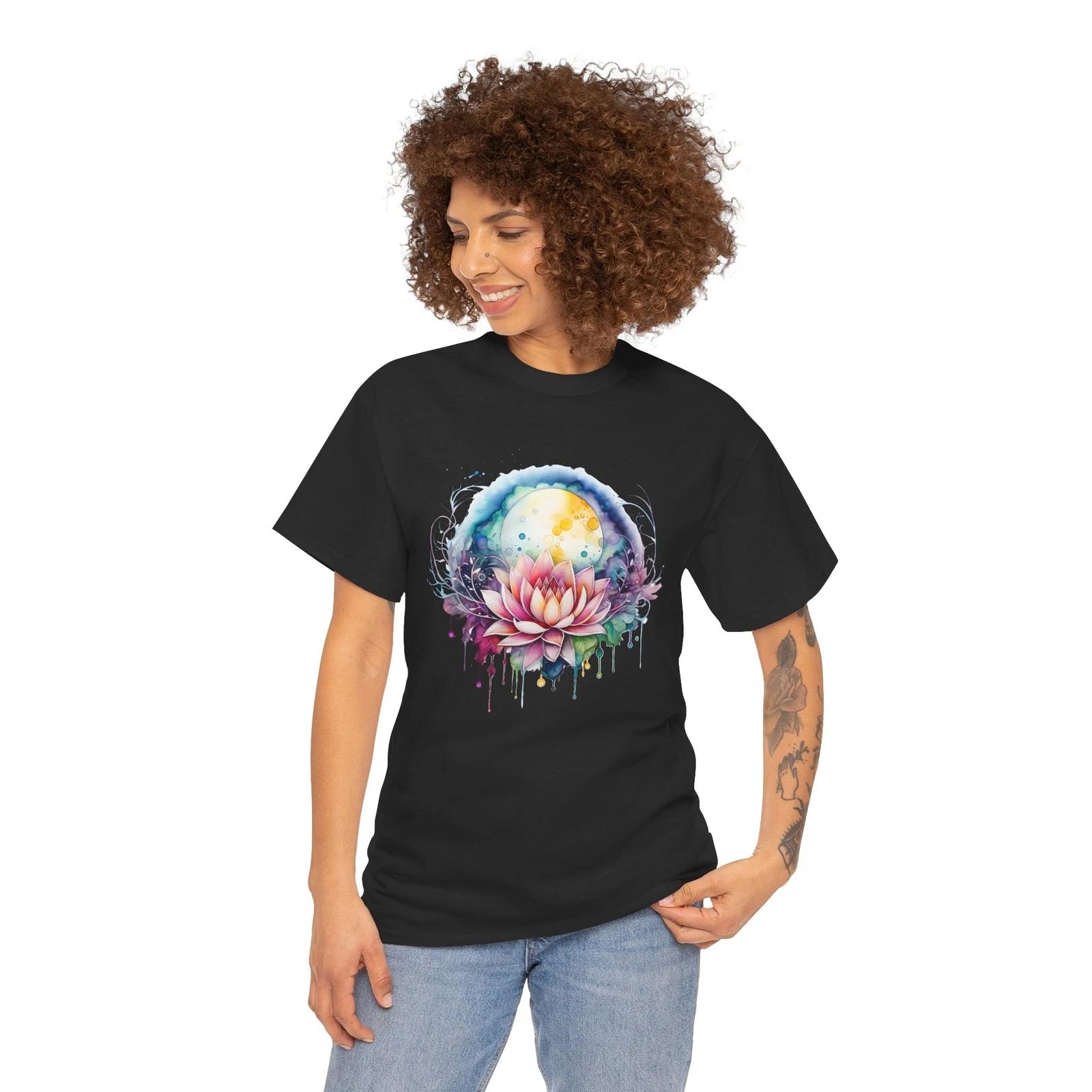 

Retro Yoga Zen Lotus Flower T-Shirt - Nature Floral Tee for Outdoor Lovers 3XL