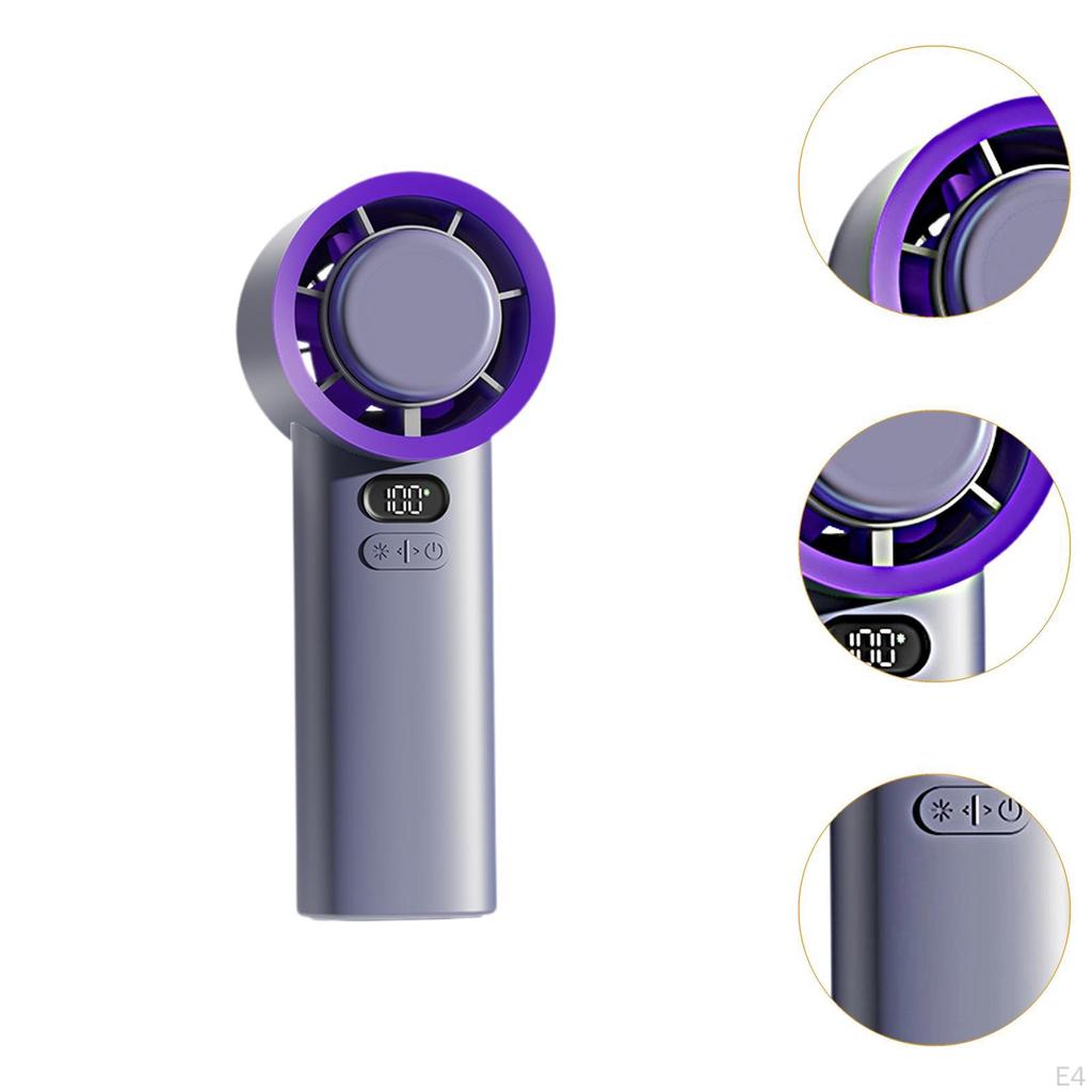 Compact Rechargeable Handheld Fan with Variable