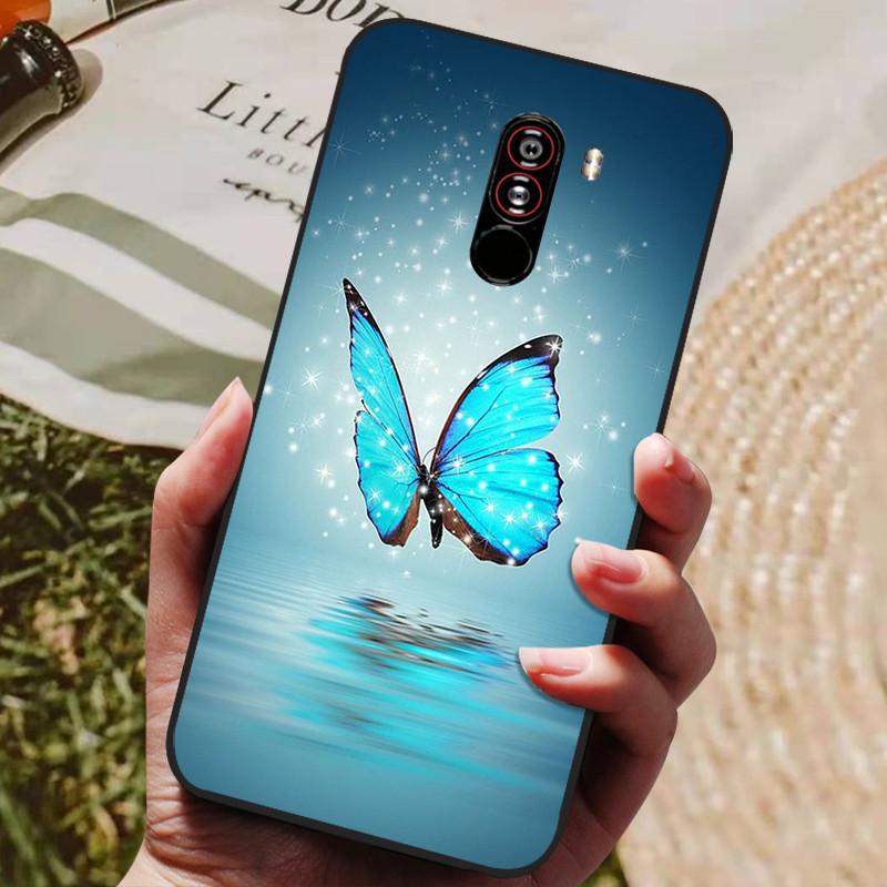 For xiaomi mi pocophone f1 Case Silicon Back Cover Phone Case for xiaomi poco F1 Cases Pocofone F1 6.18 inch Soft bumper coque