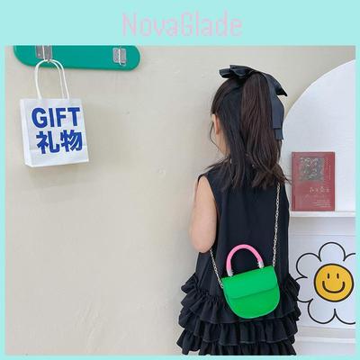 Trendy Mini Pu Chain Shoulder Bag For Stylish Girls In Various Colors Ideal For Kids