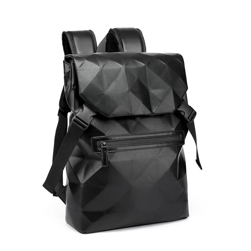 Trendy casual backpack for men's commuting, large capacity travel, computer backpack, minimalist, college student backpack
