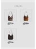 2024 Autumn/Winter High-End Matte Leather Women's Large Capacity Bucket Tote Bag - Versatile for Commuting