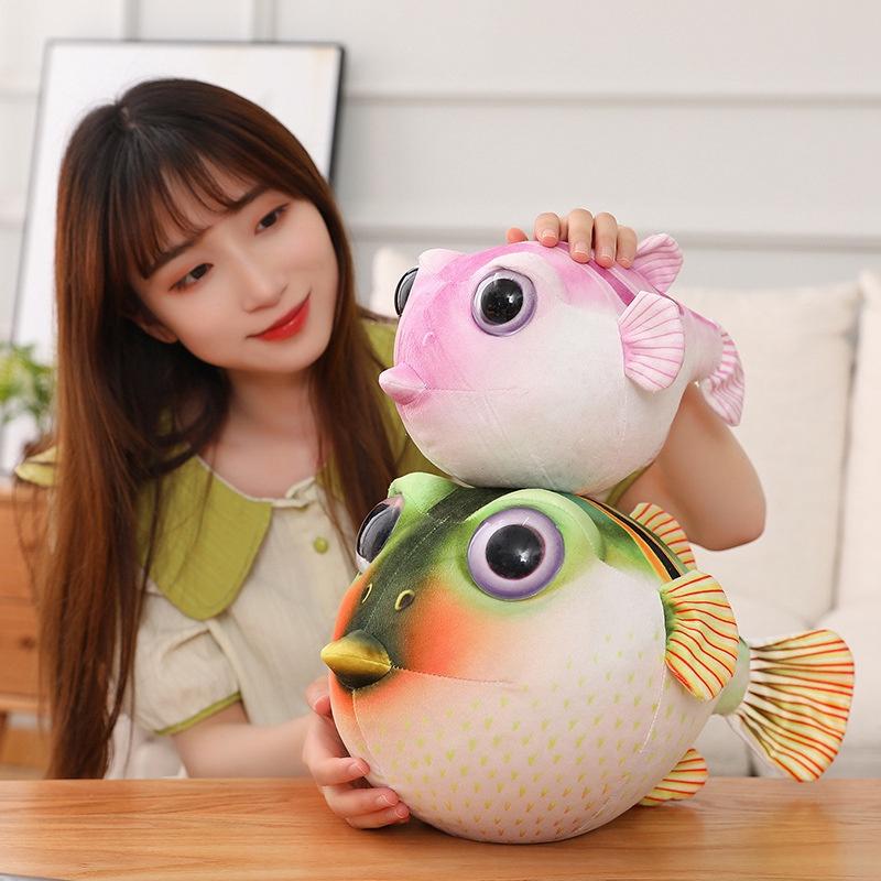 Cute Dolphin Plush Toy For Kids Funny Stuffed Animal Soft And Huggable Available In Green And Pink 26cm/0.13kg