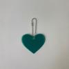 Milai Reflective Heart Pendant Keychain - Student Backpack Safety Ornament