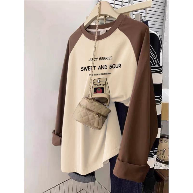 

Women s Mid-Length Raglan Sleeve Cotton T-Shirt - Autumn/Winter 2024 M