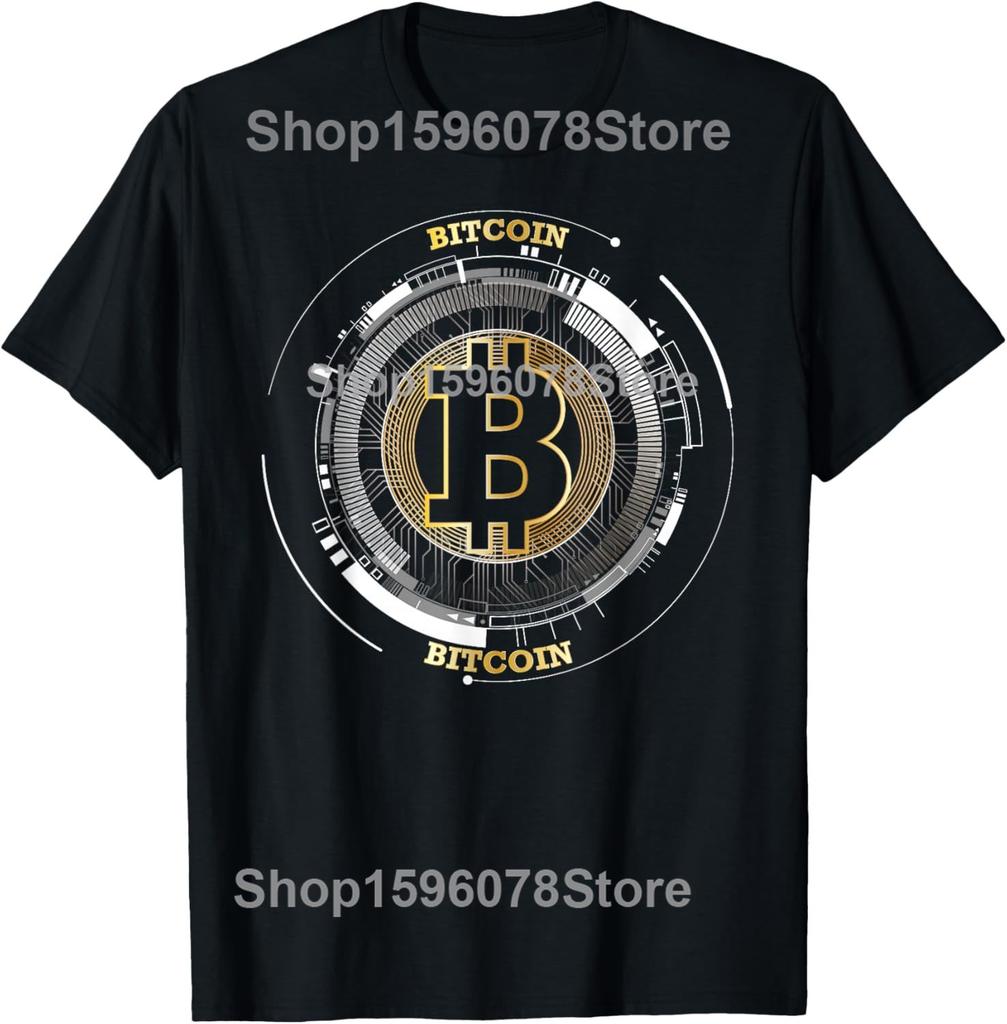 The Evolution Of Money Funny Vintage Look Bitcoin T Shirts Men Humor Streetwear Tee Shirt Short Sleeve Unisex Loose Clothing