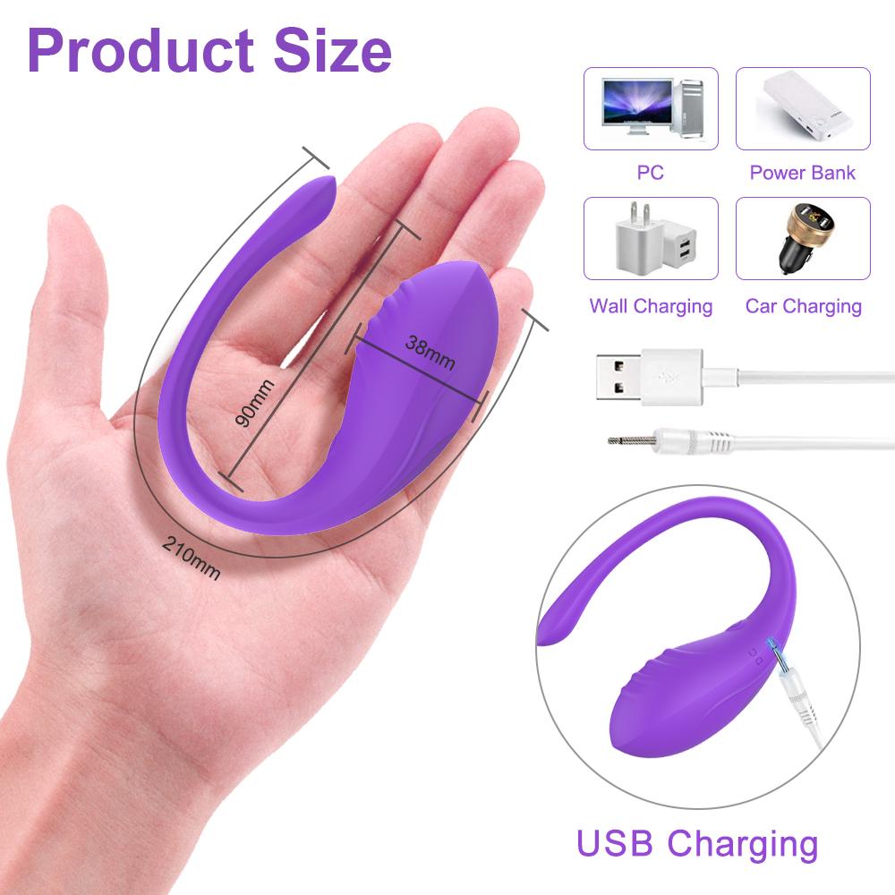 2022 APP Female Vibrator Couple Outdoor Wear Vibrating Egg Stimulating Sex Toy Clitoris Stimulating Massager Vaginal Stimulation
