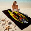 Gang Motorcycle Enthusiasts Hells Angels Motorcycle Club Beach Towel Outdoor Camping Vacation Swimming Beach Towel Outdoor Absorbent Bath Towel Y2