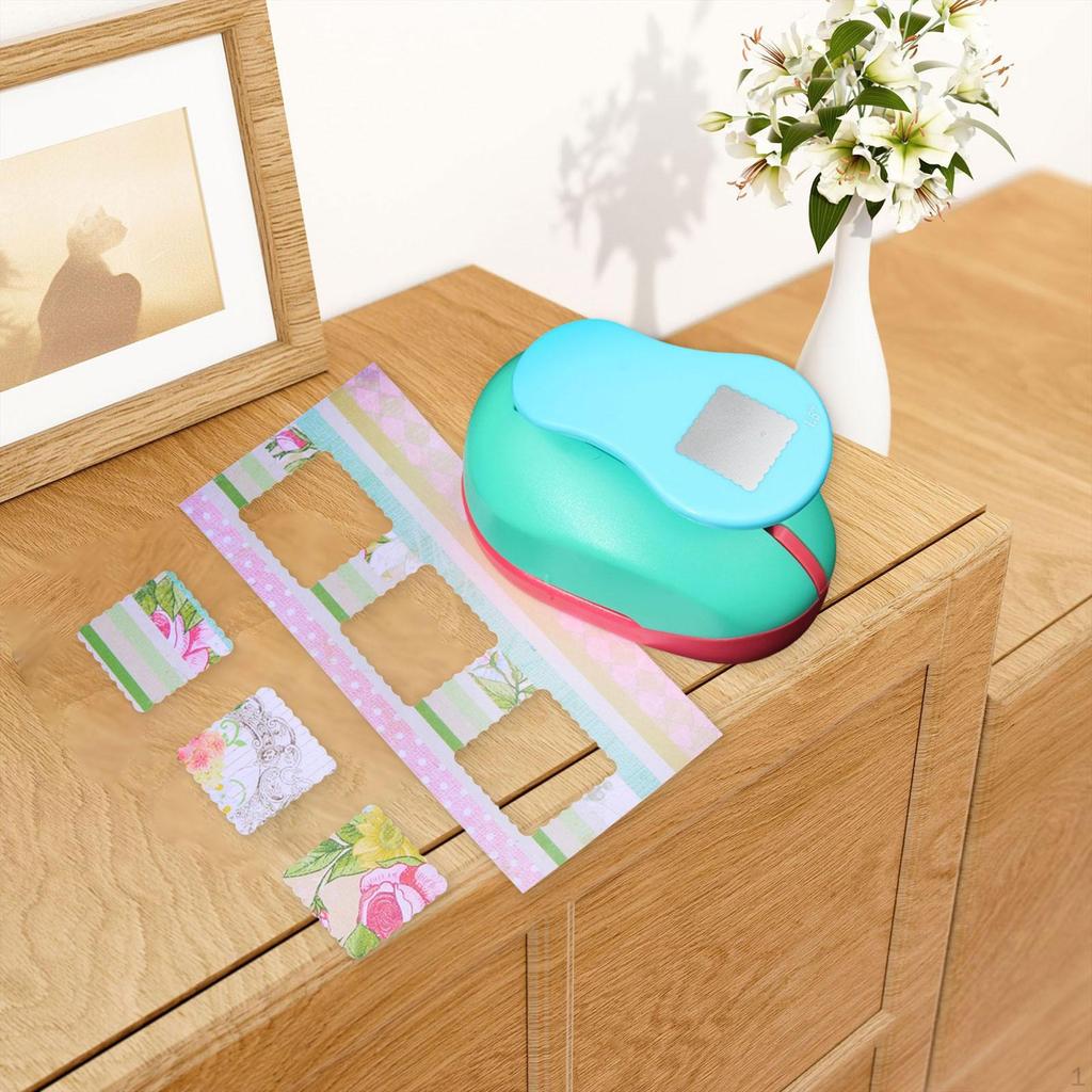 Craft Hole Punch Versatile Stamp Frame Design Decorations Envelopes DIY Albums Kids Artwork for