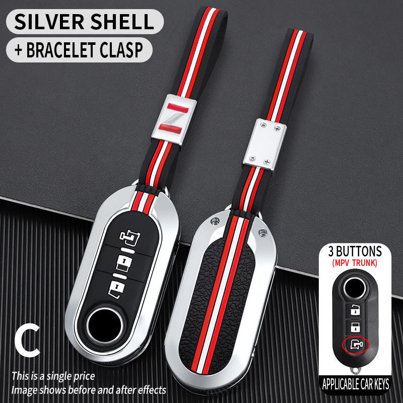Car Key Cover Case Fob for Fiat Ducato 500 500L Panda Grande Punto Lancia Musa Bravo Stilo for Citroen Jumper for Peugeot Boxer