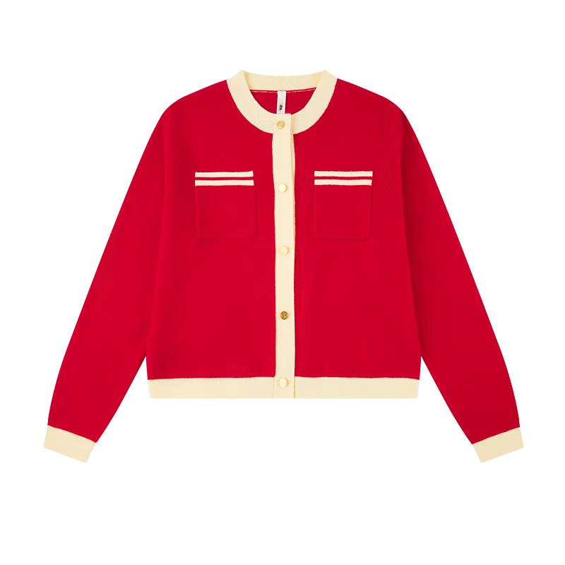 Jordan Women's Elegant Color-Block Cardigan Sweater