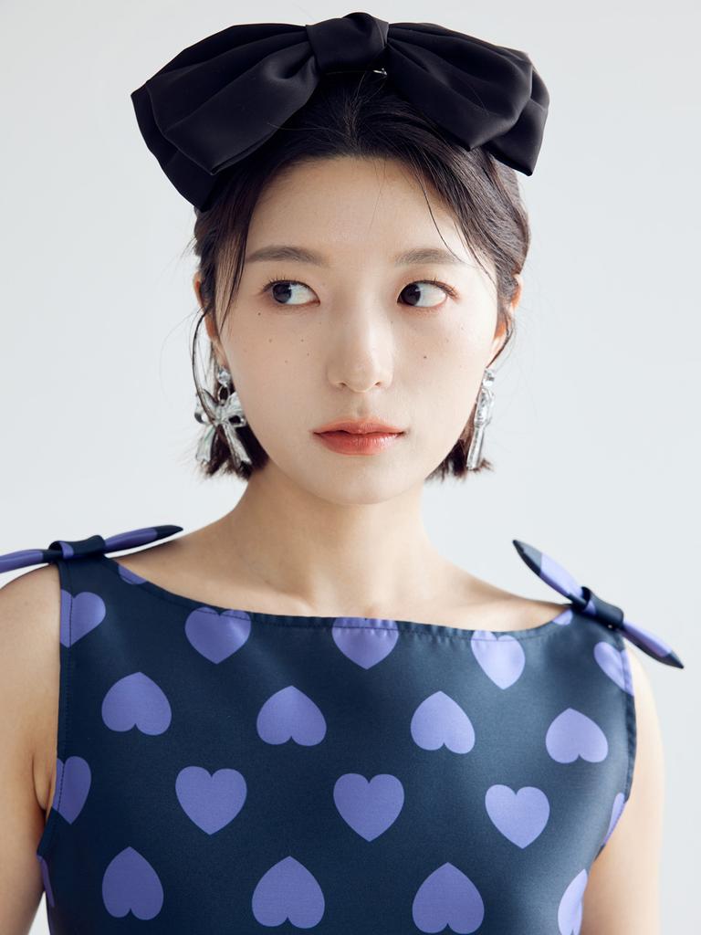 Bomnal Boutique Ribbon Mini Dress _ Navy