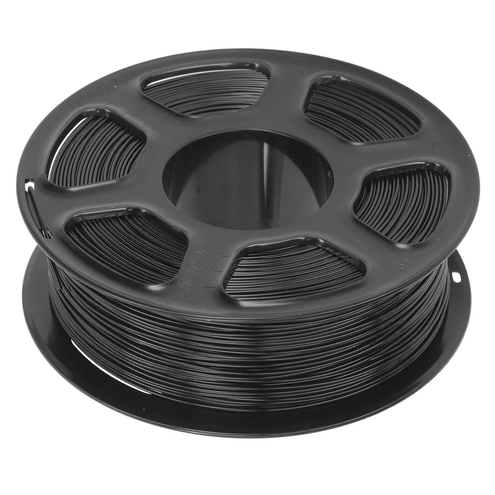 3D Printer Filament 1.75mm 2.2lbs Net Weight 220 to 250 Celsius Pure Color PETG Filament for Refilling Replacement