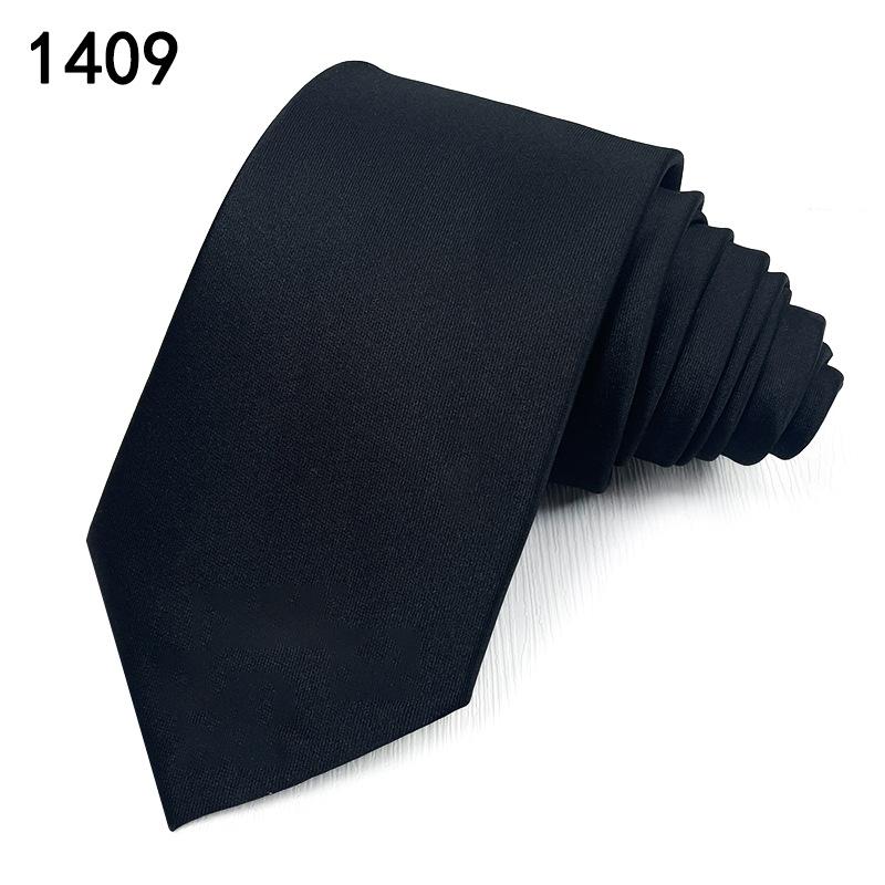 

Однотонный галстук 8 см Мужской деловой на работу, Полиэстеровый шелк с принтом Хаки галстук