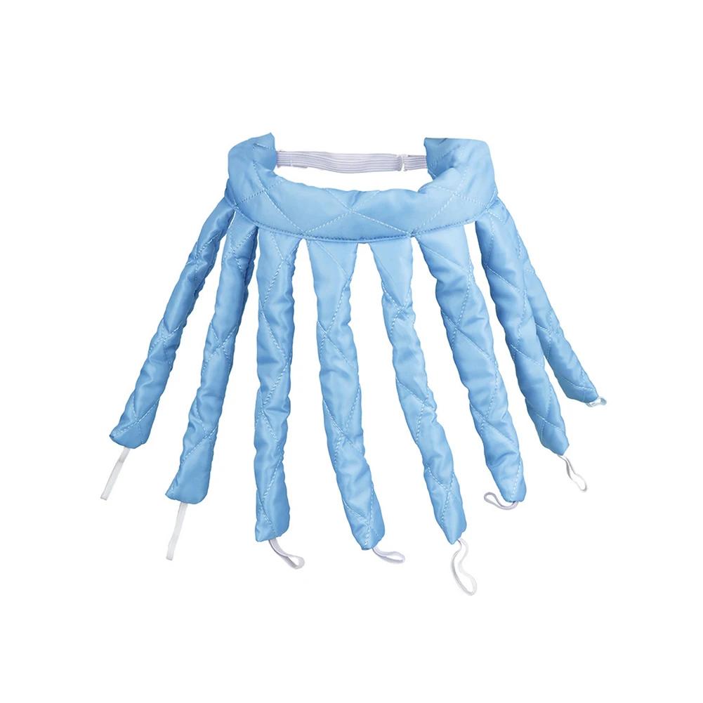 

Octopus Heatless Curling Rod Headband No Heat Hair Curls Щипцы для завивки волос Бигуди Sleeping Soft Curls Bar Инструменты для укладки волос синий