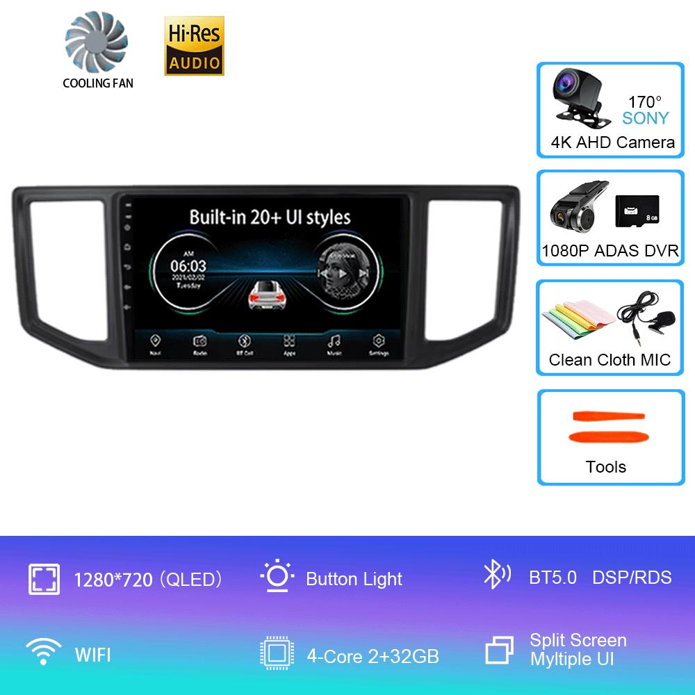 Android 14 Video Player For VW Crafter Man Tge 2017 2018 2019 2020 Car Radio Multimedia Navigation Wireless Carplay QLED Screen