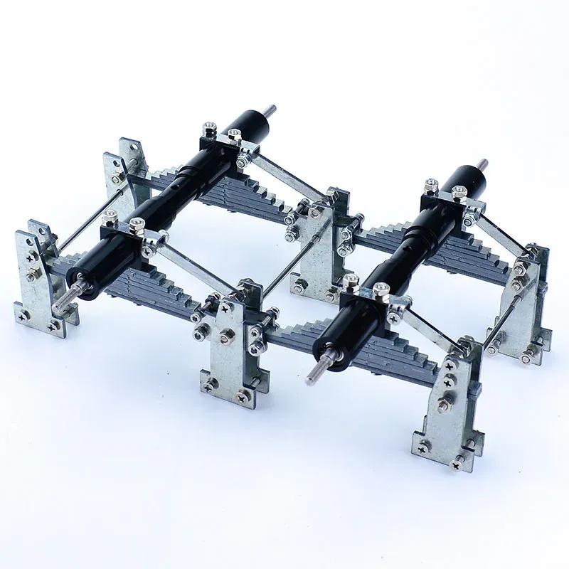 Stainless Steel 2/3 Axis Balance Suspension Kit Steel Plate Trailer for 1/14 Tamiya RC Dump Truck SCANIA 770S VOLVO FH16XL Car