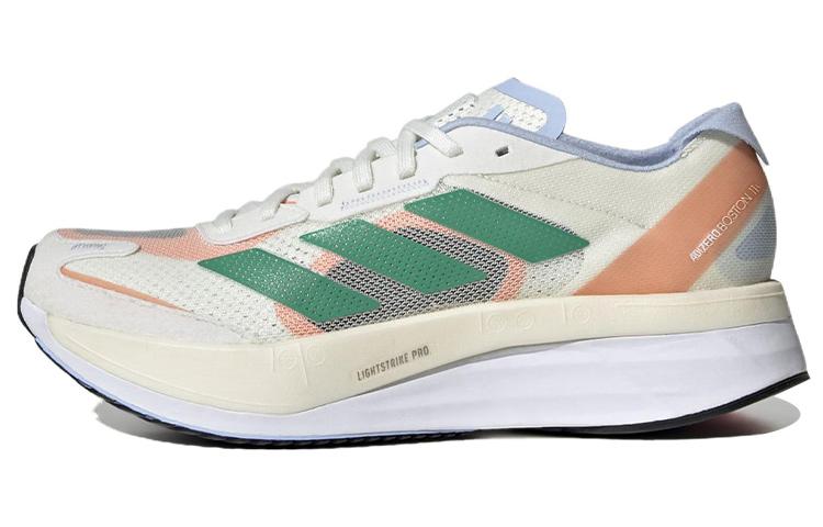 Adidas Wmns Adizero Boston 11  White Tint Court Green  Women s HQ3697 43⅓