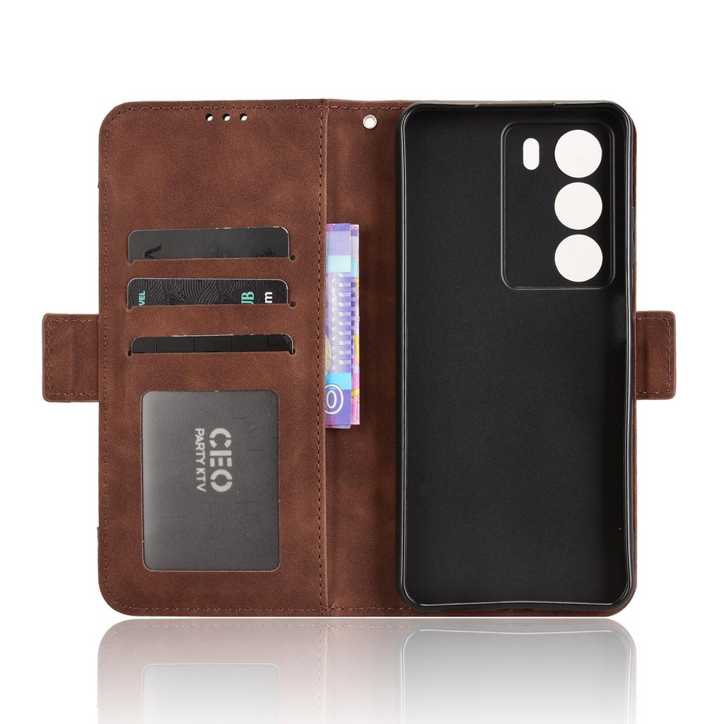 For Realme C73 5G/14x 5G/V70 5G/V70s 5G Leather Case Phone Wallet Cover with Multiple Card Slots