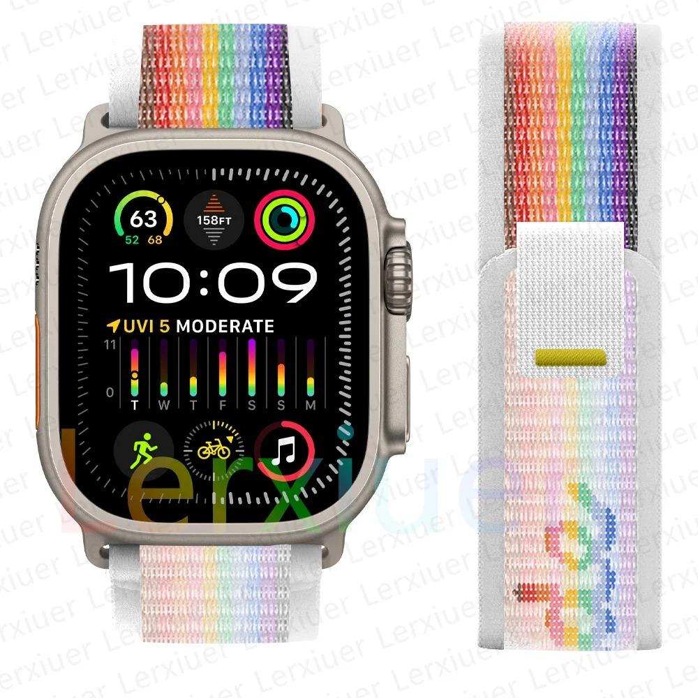 Armbänder für Apple Watch ultra2 Band 49mm 46mm 42mm 44mm 40mm 45mm 41mm Trail-Loop-Armband correa iwatch Serie se 3 7 8 9 10 11