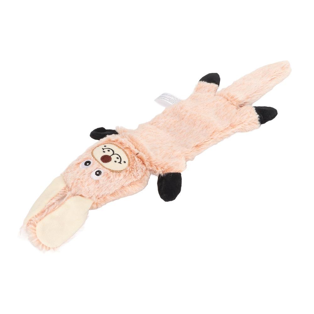 Cartoon Shaped Animal Toy Soft Surface Multi Size Option Squeaky Dog Toy Assorted Tones Bite Tough Texture Puppy Molar Toy