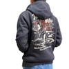 Force Hoodie Miyajima Maritime Force Military Hoodie with Pile Lining and Japanese Pattern Size [Fuji Uniforms] Self-Defense (Minesweeper Benzaiten)