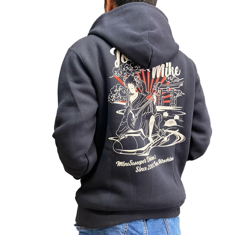 

[Uniform Fuji] hoodie (Maritime Self-Defense Force Minesweeper Miyajima Benzaiten) zip up Self-defense force goods Maritime Self-Defense Force back