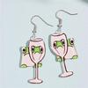 Unique Duck Dangle Earrings Fashionable Alloy Jewelry Duck Ear Pendants Perfect for Birthday and Theme Parties