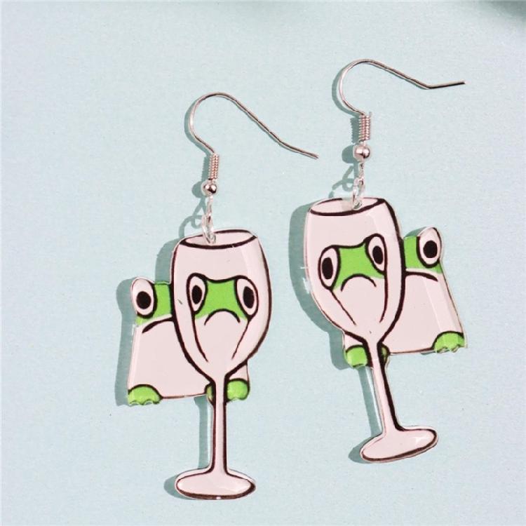 Unique Duck Dangle Earrings Fashionable Alloy Jewelry Duck Ear Pendants Perfect for Birthday and Theme Parties