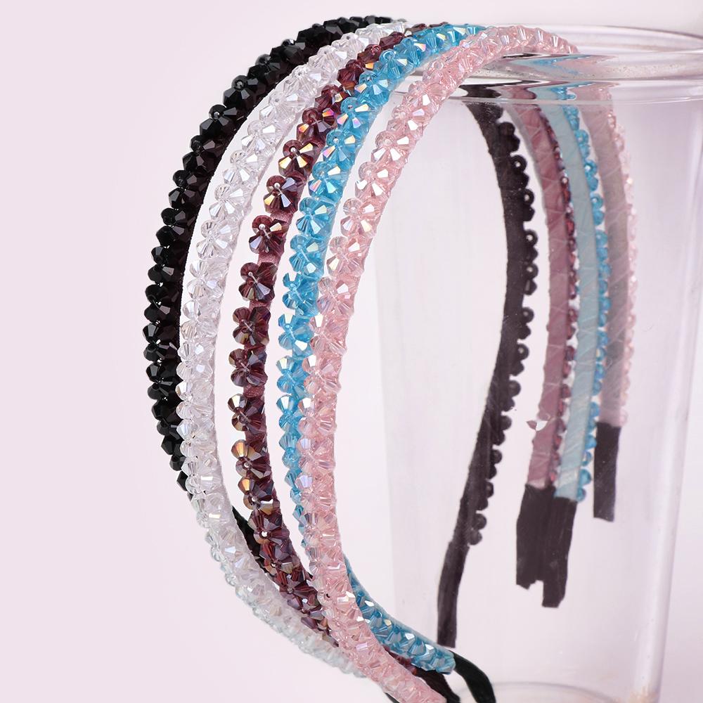 Fashion Women Headdress Crystal Hair Band Jewelry Headwear Ornament Rhinestone Headband