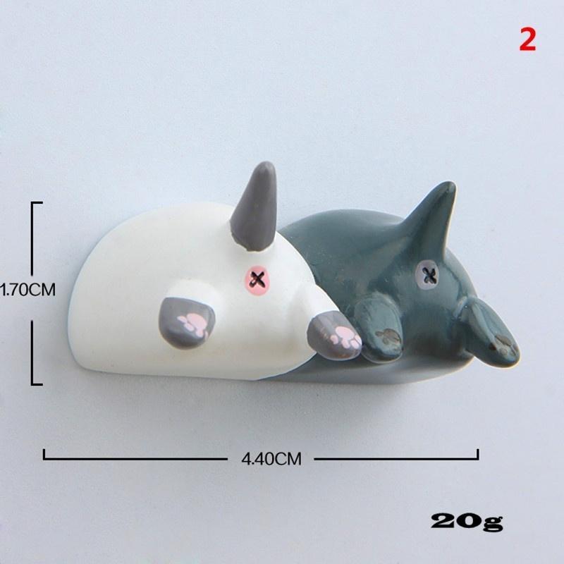 

Милый мультяшный собачий кошачий стиль наклейка на холодильник держатель для ключей креативный магнитный стикер для настенной плитки магнит милый мультяшный