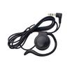 3.5mm Receive Listen Only Earpiece G-shape Security Headset with 3.5mm Jack for Radio Walkie Talkies Tour Guides System